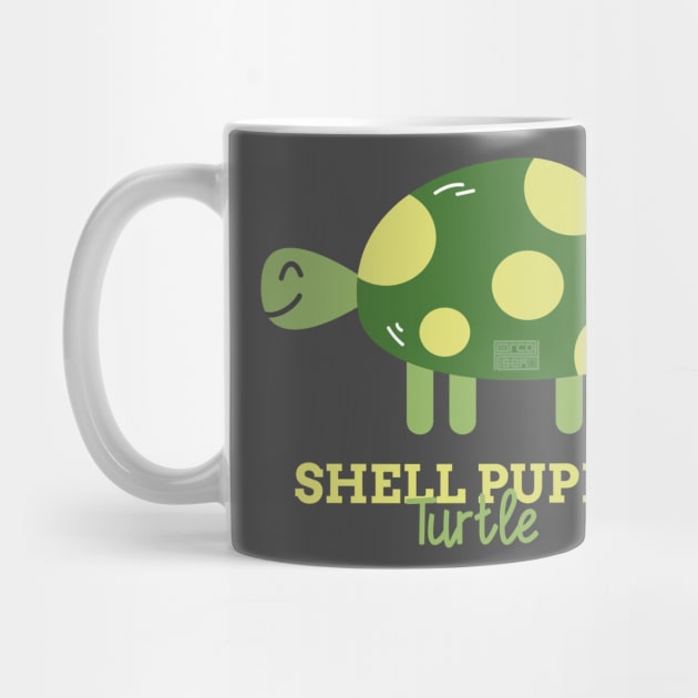 Funny Animal Name Meme Shell Puppy TURTLE by porcodiseno